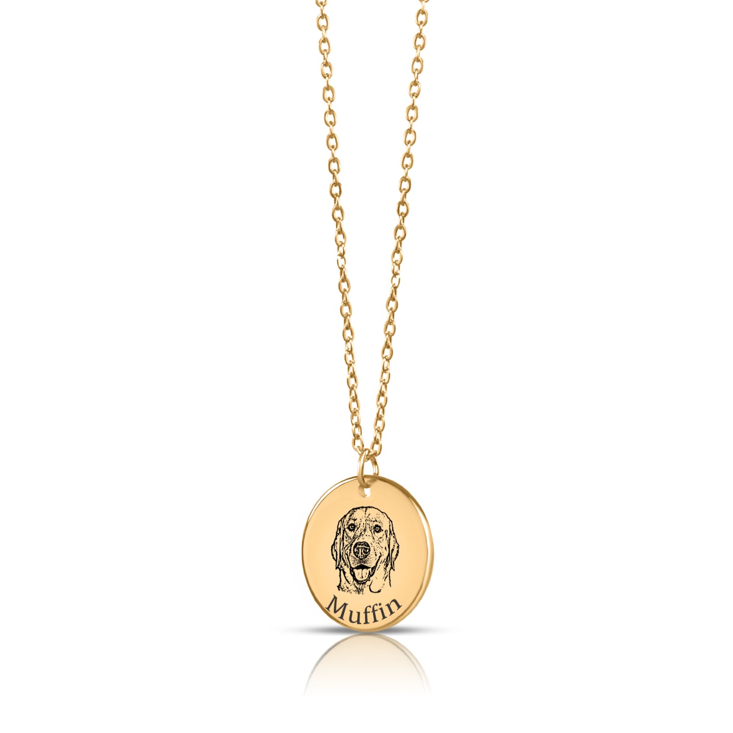 Personalized Dog Portrait Necklace