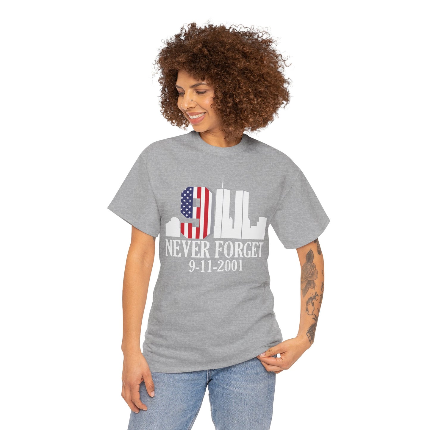911 Never Forget Unisex Heavy Cotton Tee, Commemorative T-Shirt, September 11th Remembrance, Memorial Day Apparel, Patriot's Day Tee, [...]