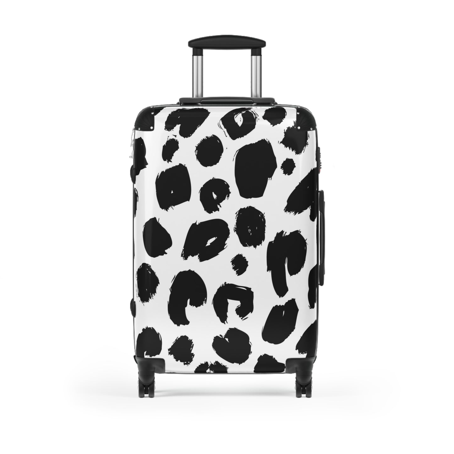 Stylish Leopard Print Suitcase - Durable Travel Luggage for Trendsetters