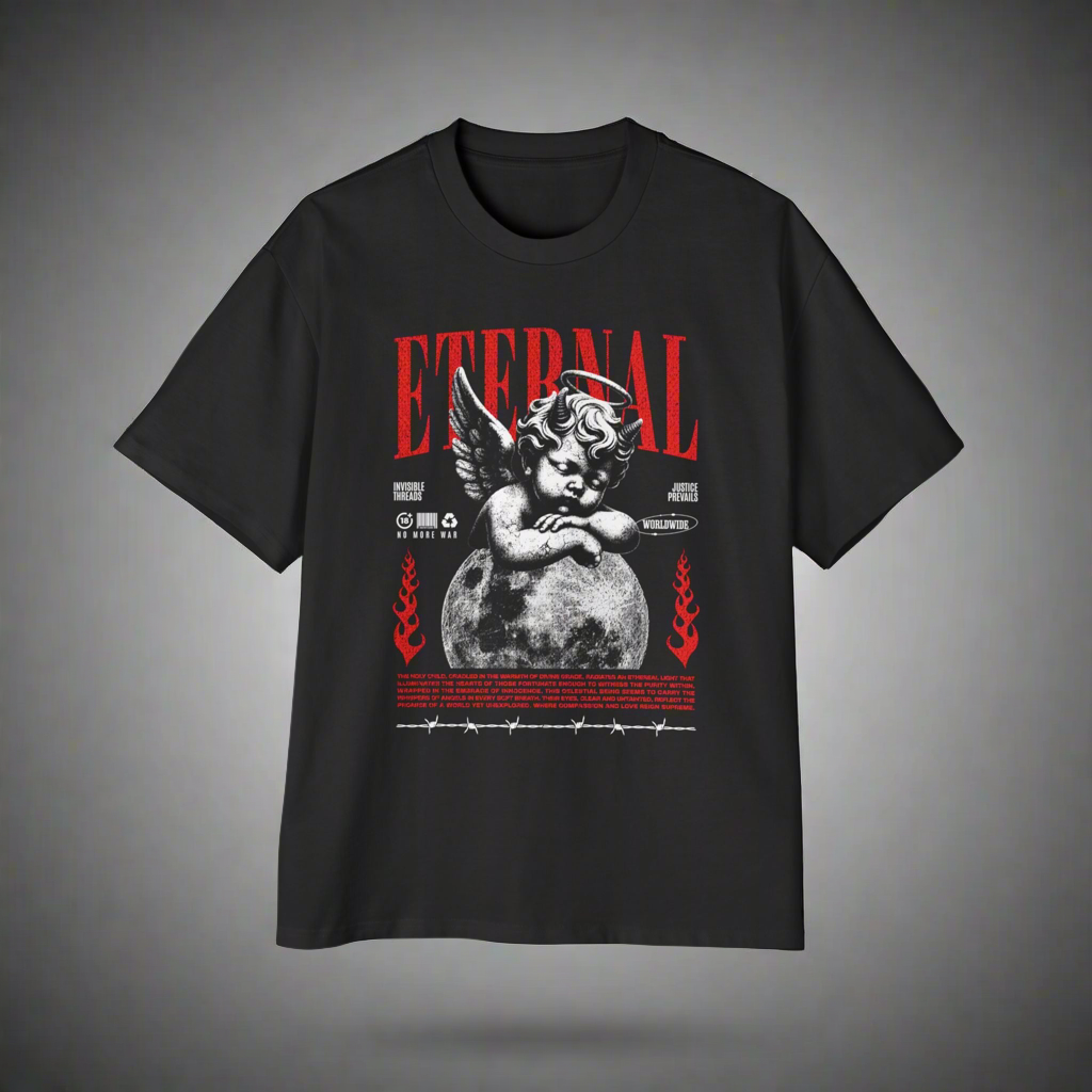 Eternal Graphic Men's Heavy Oversized Tee