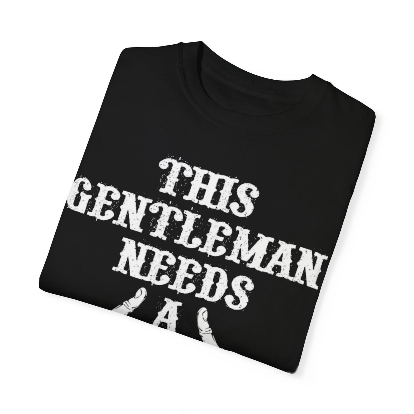 Refined Thirst - 'This Gentleman Needs a Beer' T-shirt