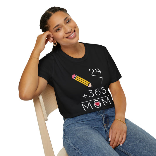 24/7 365 Mom: The Ultimate Equation of Love T-Shirt