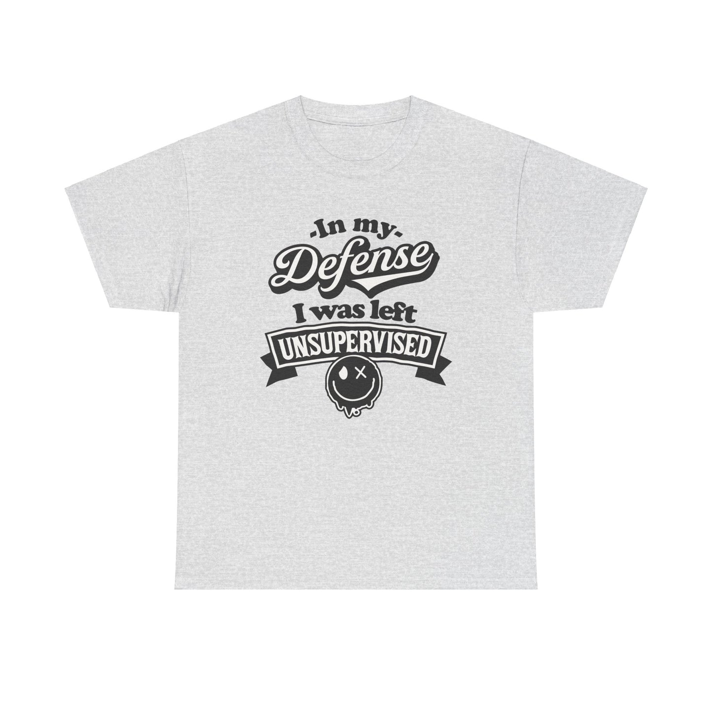 In My Defense Sarcastic Heavy Cotton Tee