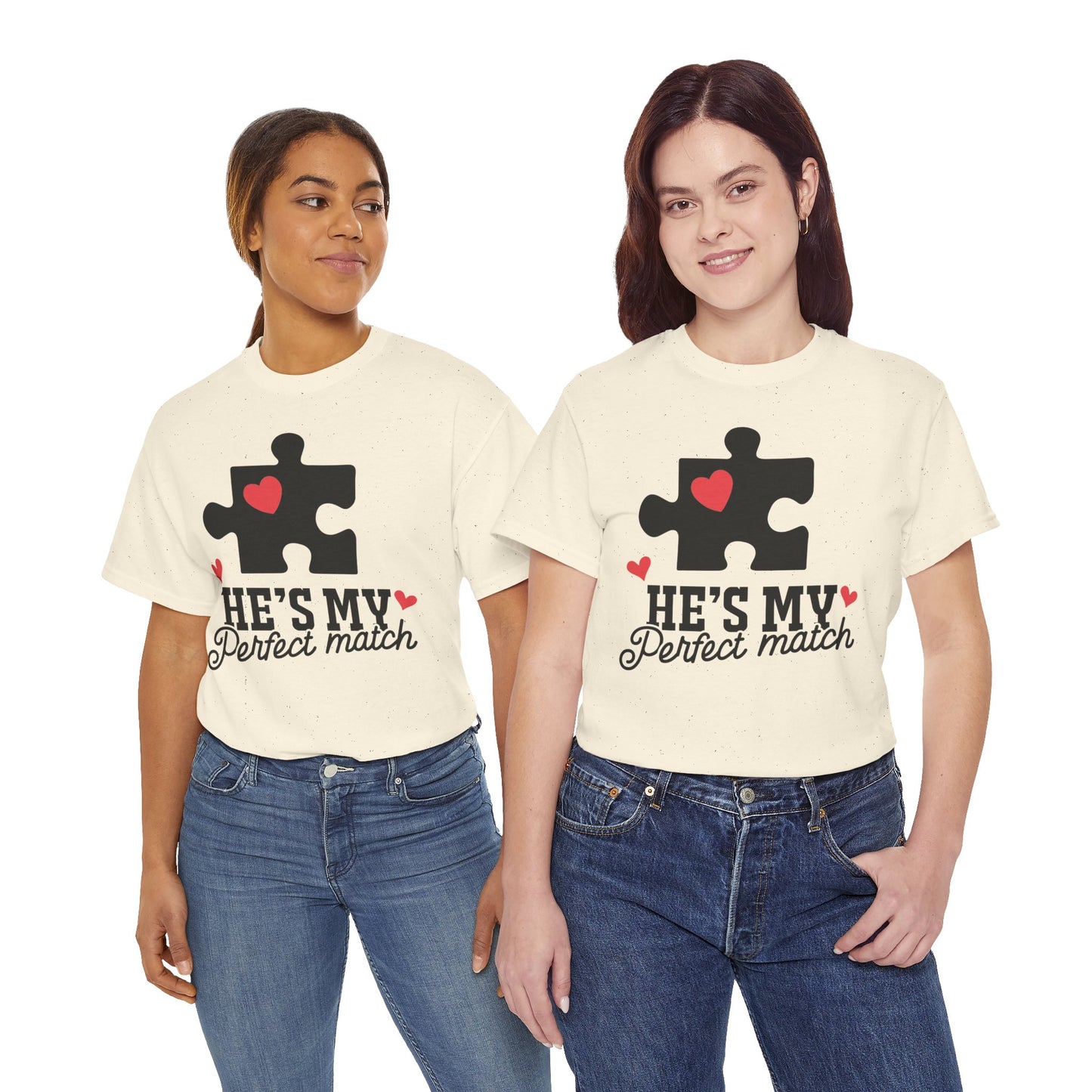 He's My Perfect Match Matching Valentines Day Shirt