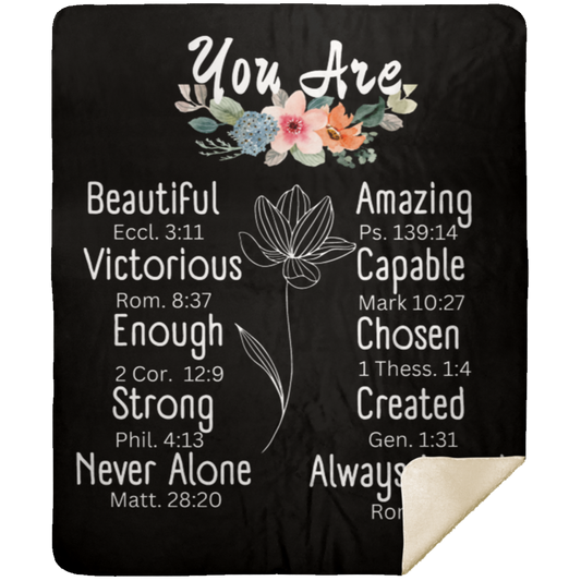 You Are... Premium Sherpa Blanket 50x60