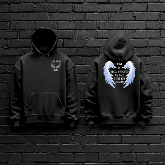 Angel Watching My Back Hoodie (Personalized)