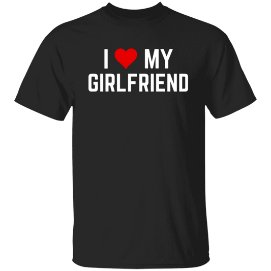 I Heart My Girlfriend Valentines Day T-Shirt