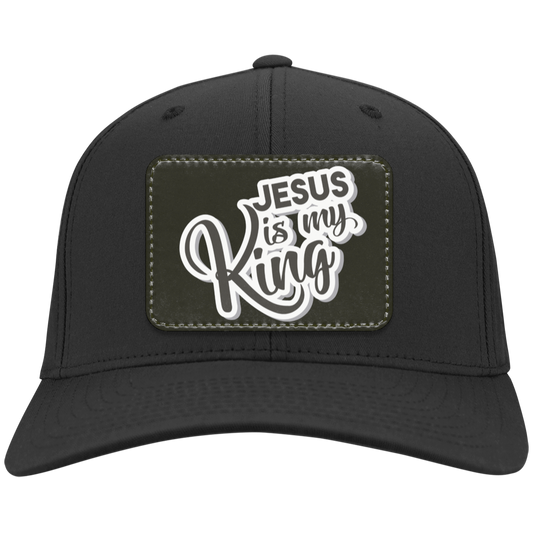 Jesus Is My King Twill Cap - Patch