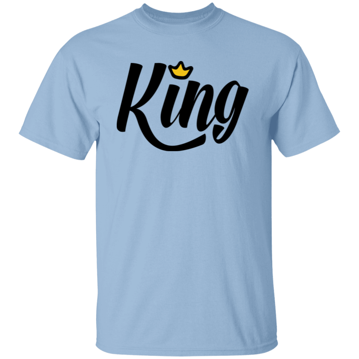 King/Queen Matching Couples Valentines Day T-Shirt, Gift for Him Gift for Her