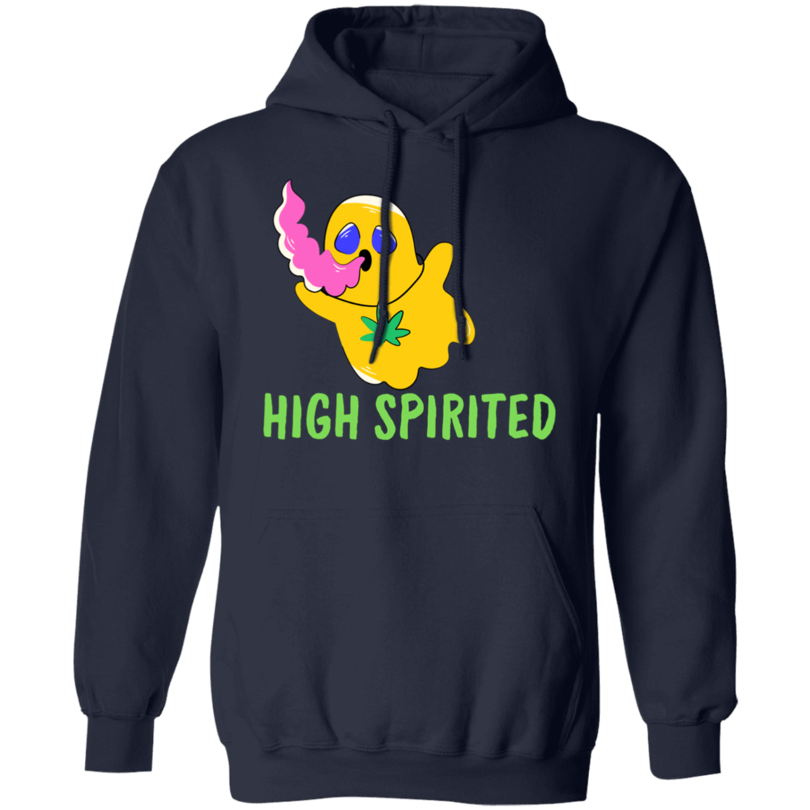 High Spirited Ghost Pullover Hoodie