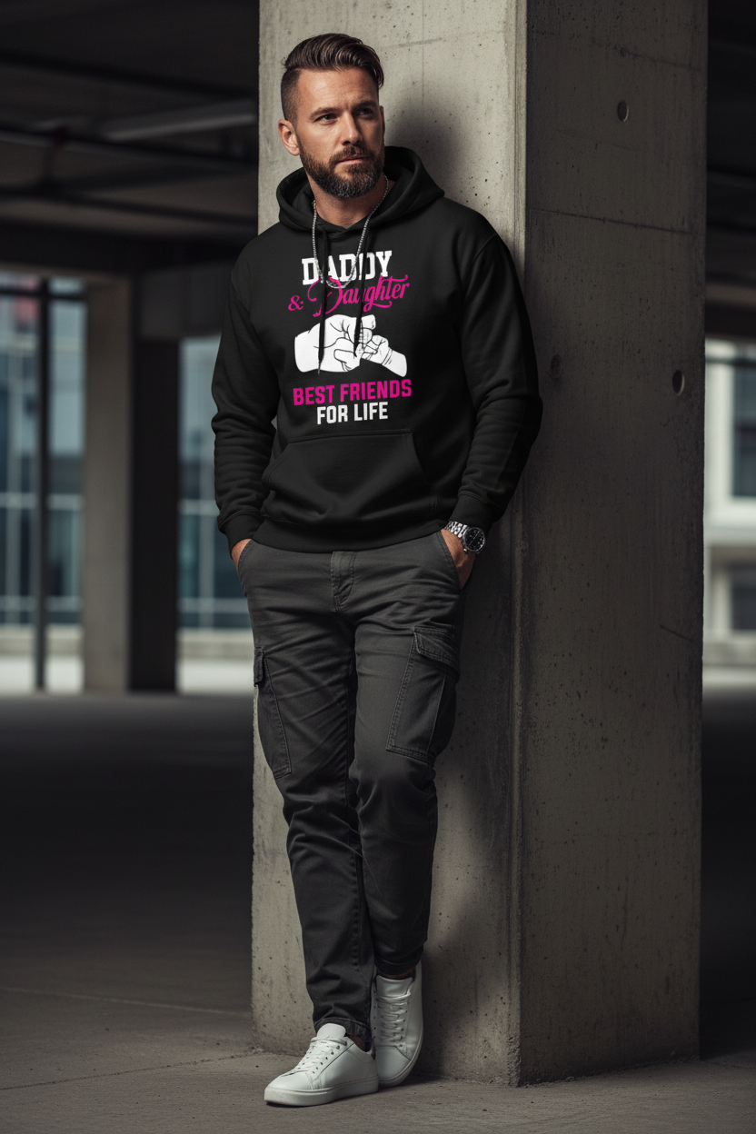 Daddy & Daughter Best Friends For Life Pullover Hoodie
