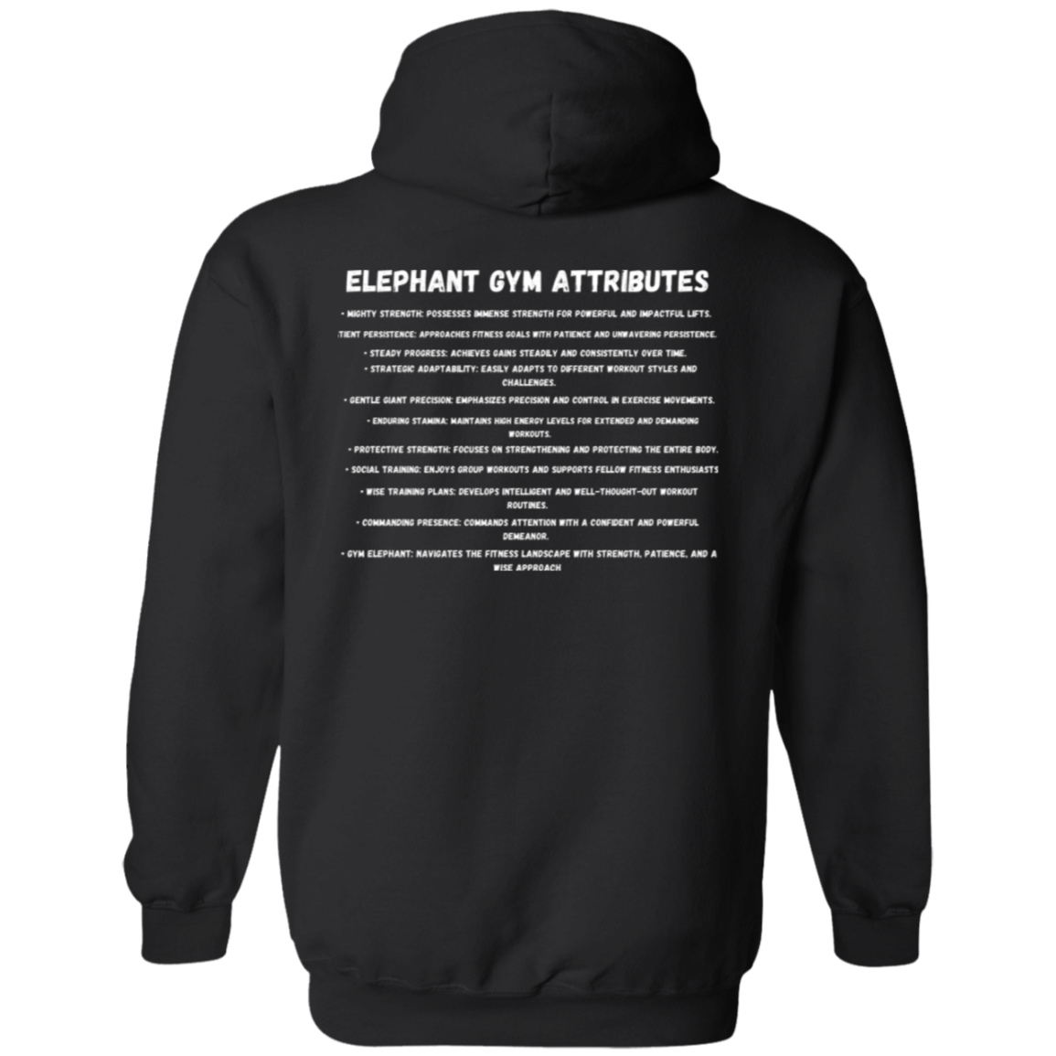 Gym Animal - Beast Mode Elephant - Pullover Hoodie