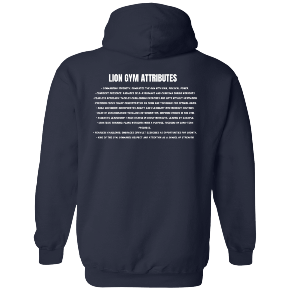 Gym Animal Beast Mode Lion Pullover Hoodie