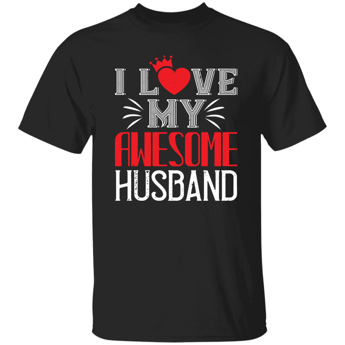 I Love My Awesome Husband Valentines Day T-Shirt