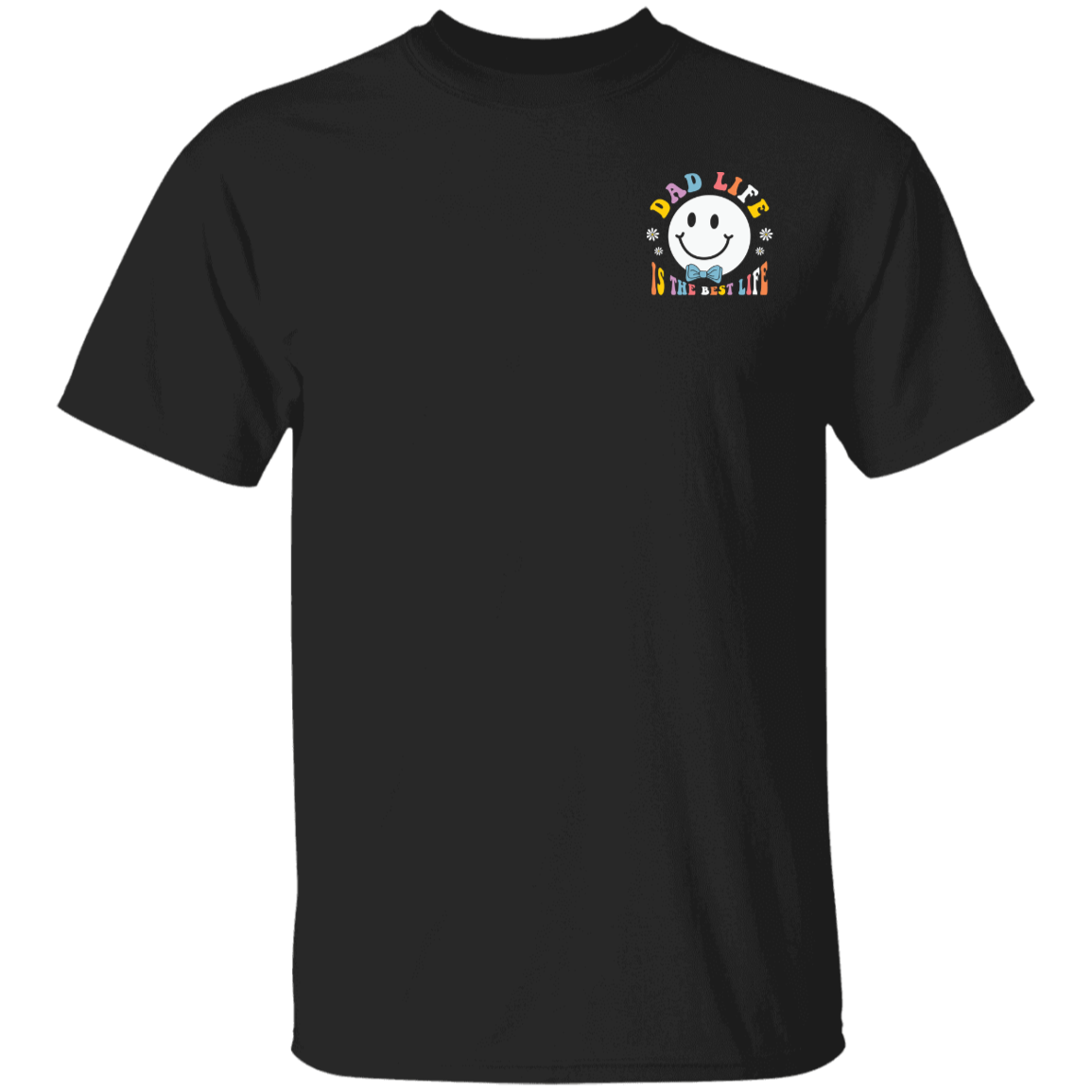 Dad Life Retro Smiley Tee, T-Shirt Gift for Dad