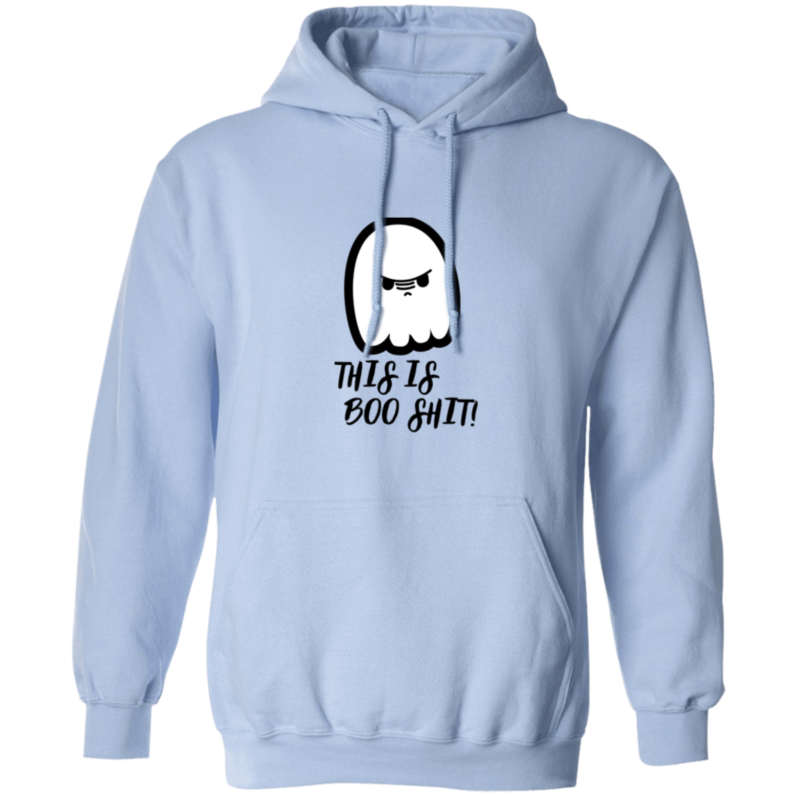 This Is Boo Shit Mad Ghost Funny Cute Pullover Hoodie