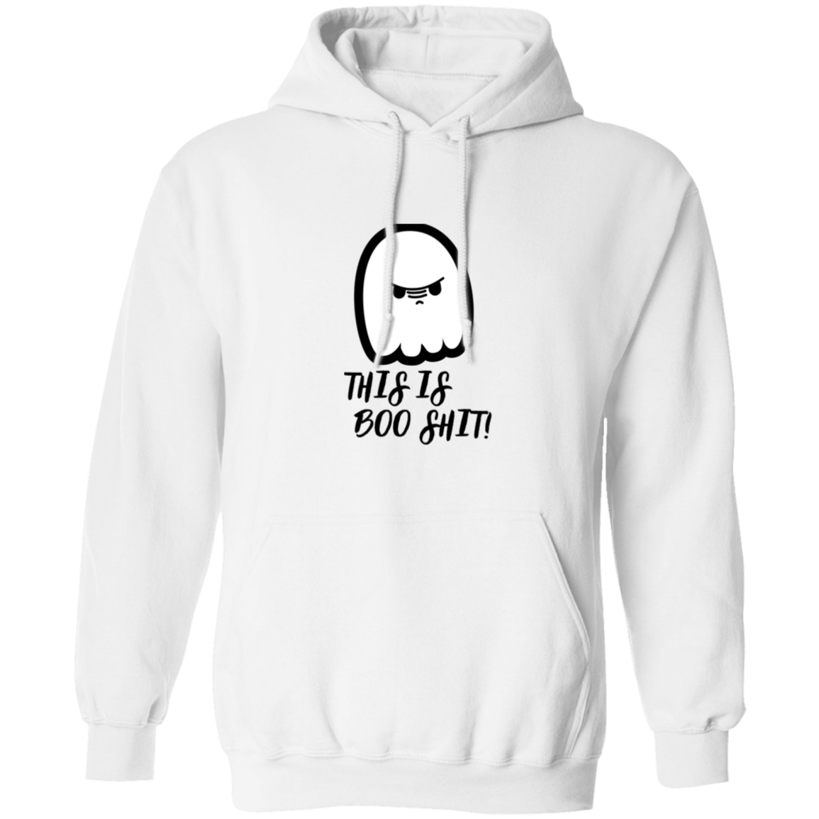 This Is Boo Shit Mad Ghost Funny Cute Pullover Hoodie