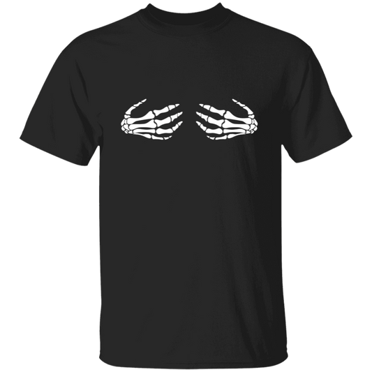 Skeleton Hands Bra T-Shirt
