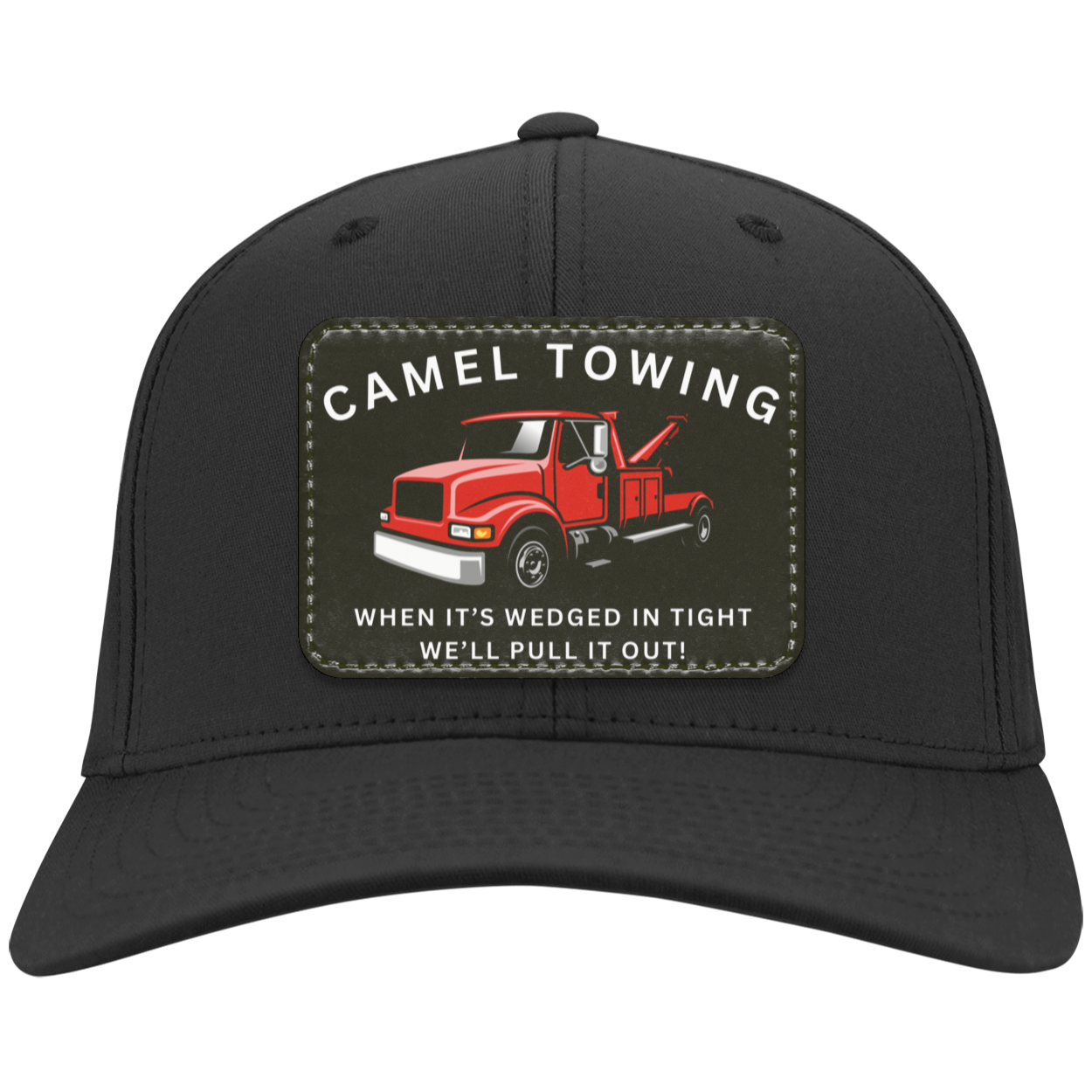 Camel Towing Funny Patch Cap
