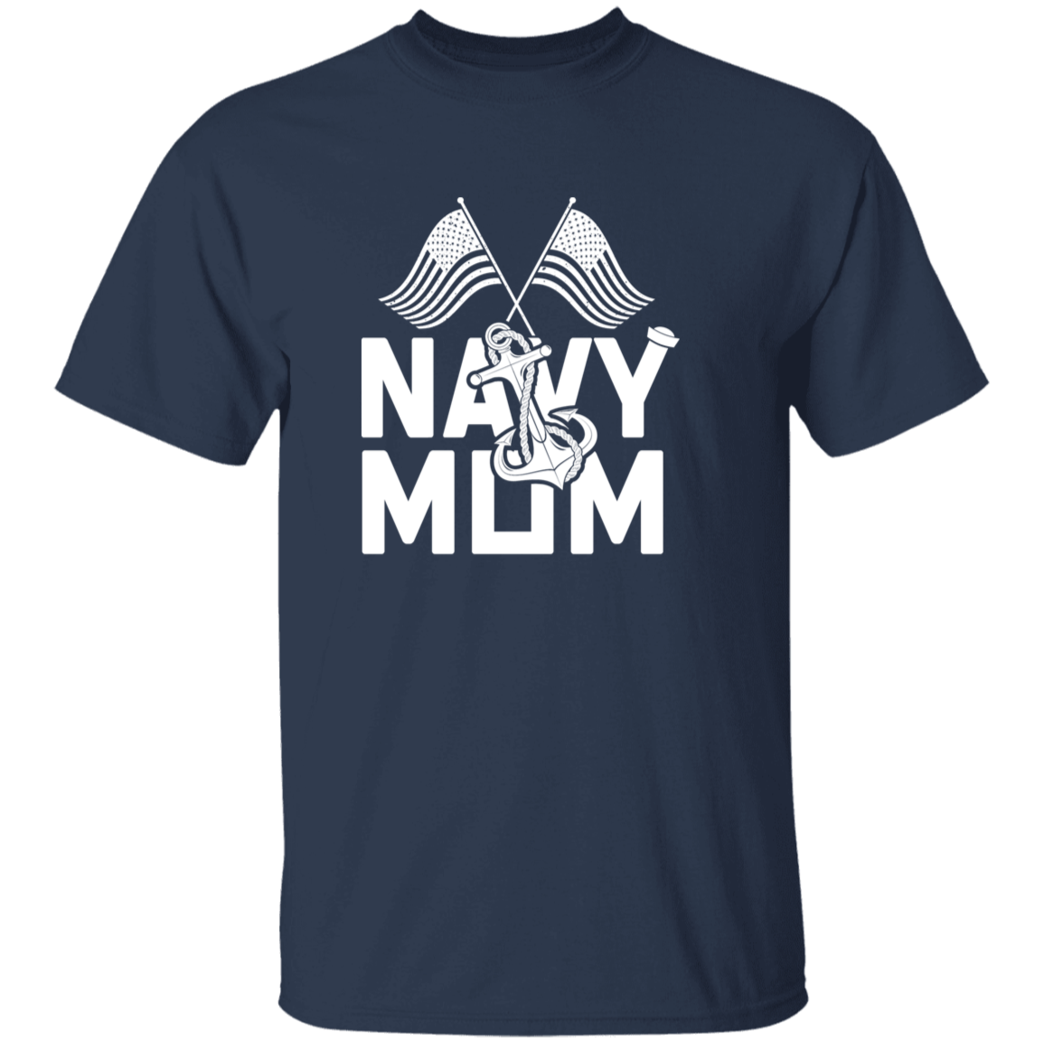 Navy Mom Comfy 5.3 oz. T-Shirt