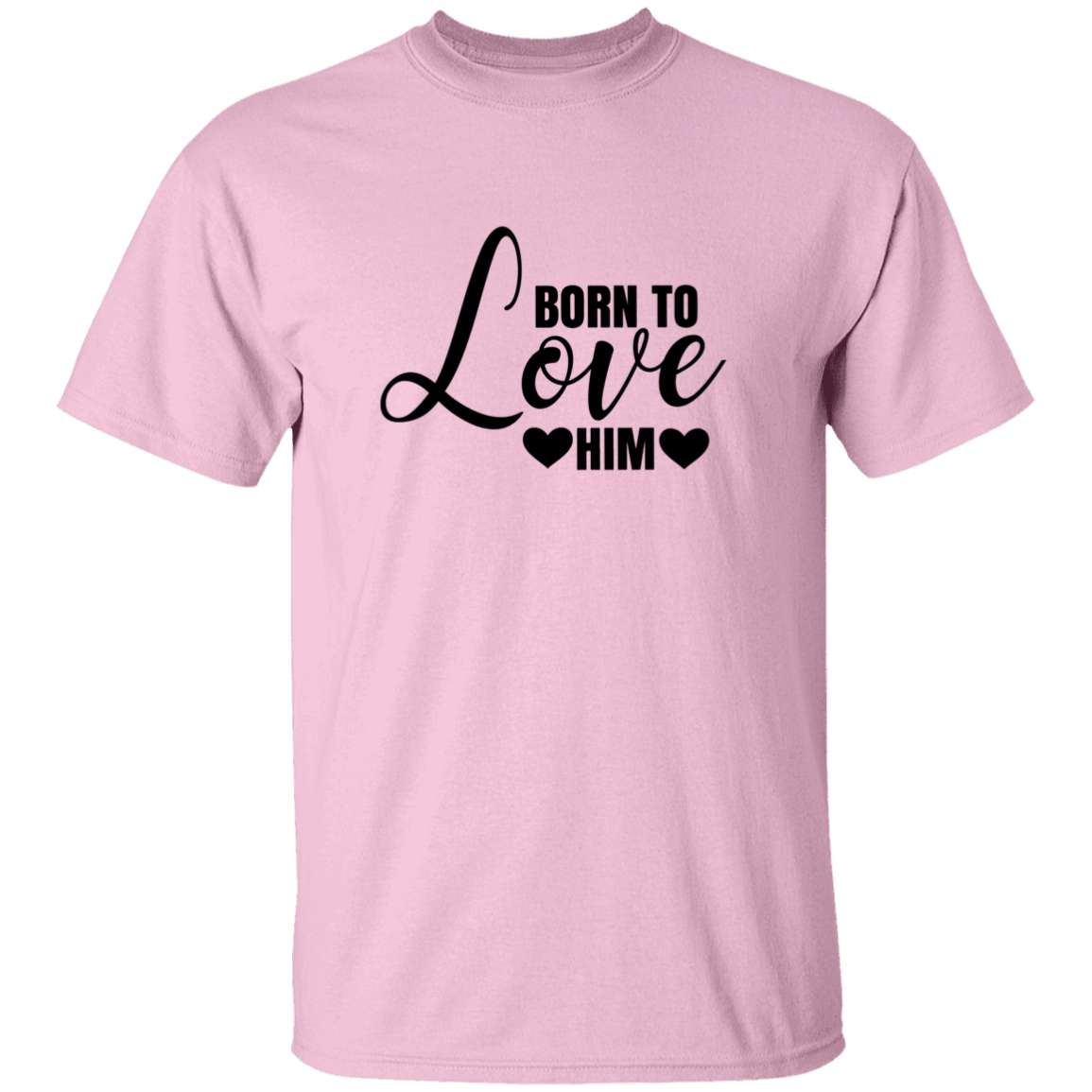 Born To Love Him/Her Couples Valentines Day T-Shirt
