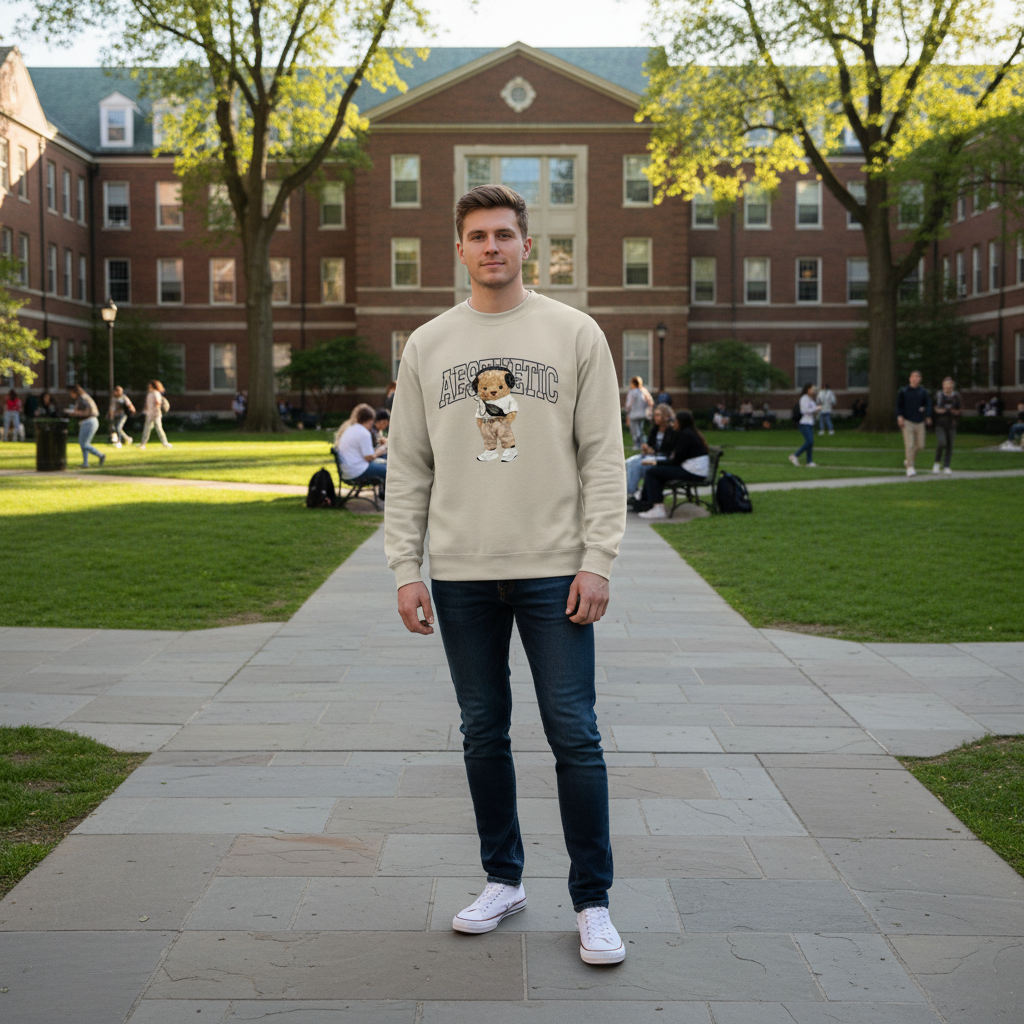 Aesthetic Bear Sweatshirt