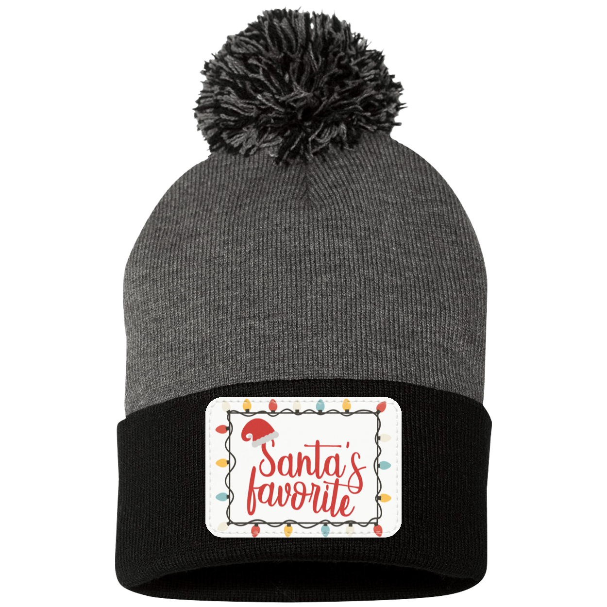 Santa's Favorite Christmas Knit Cap - Patch