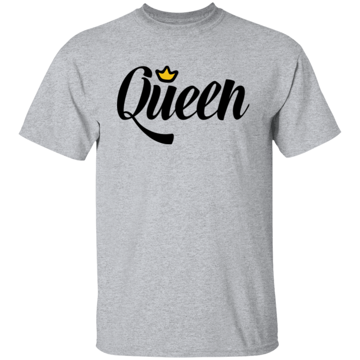 King/Queen Matching Couples Valentines Day T-Shirt, Gift for Him Gift for Her