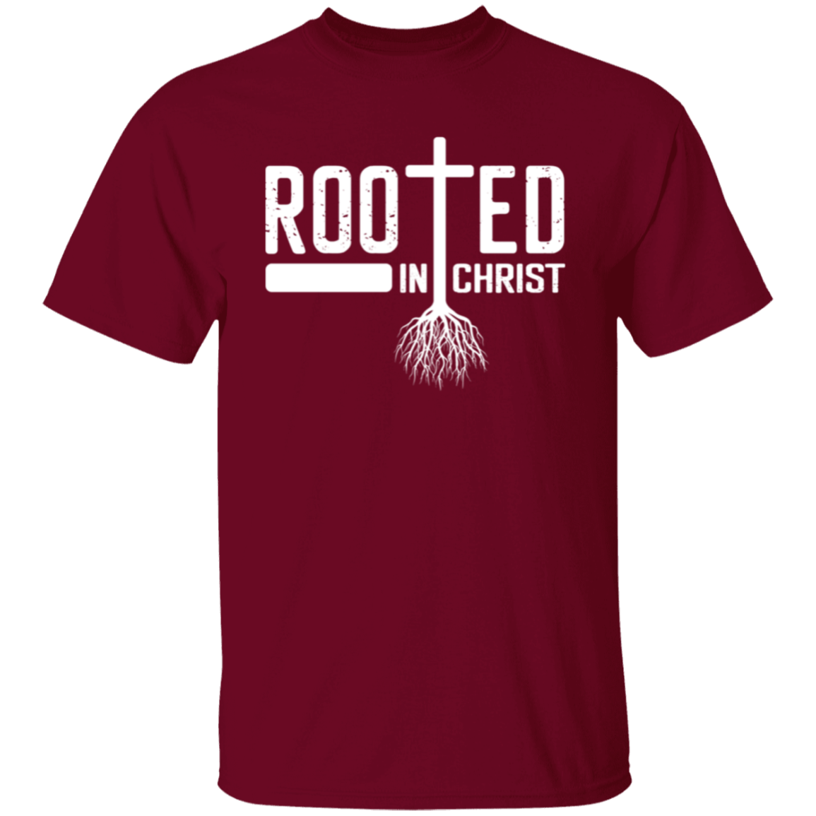 Rooted In Christ T-Shirt, Deep Relationship in Christ T-Shirt, Gift for Him Gift for Her