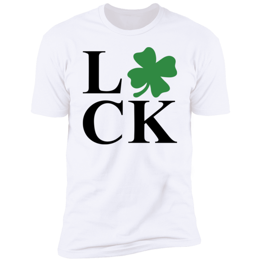 Luck Shamrock St. Patricks Day Premium Short Sleeve T-Shirt