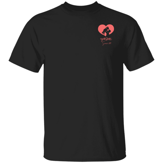Father's Day Shirt Customized You & Me Heart T-Shirt