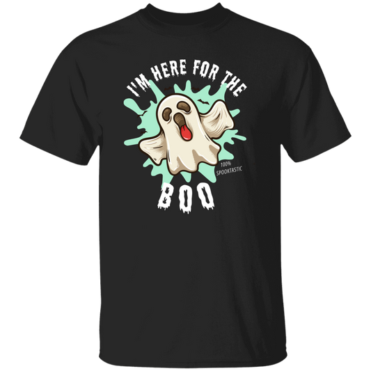 Here For The Boo - 100% Spooktastic Halloween Shirt