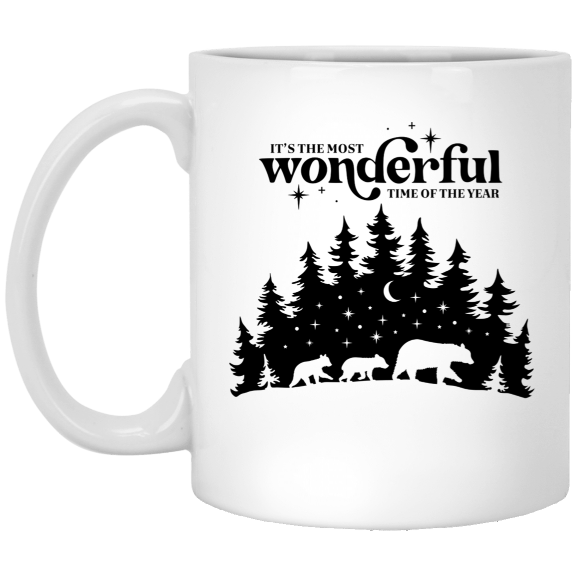 It's The Most Wonderful Time of the Year Christmas 11oz White Mug