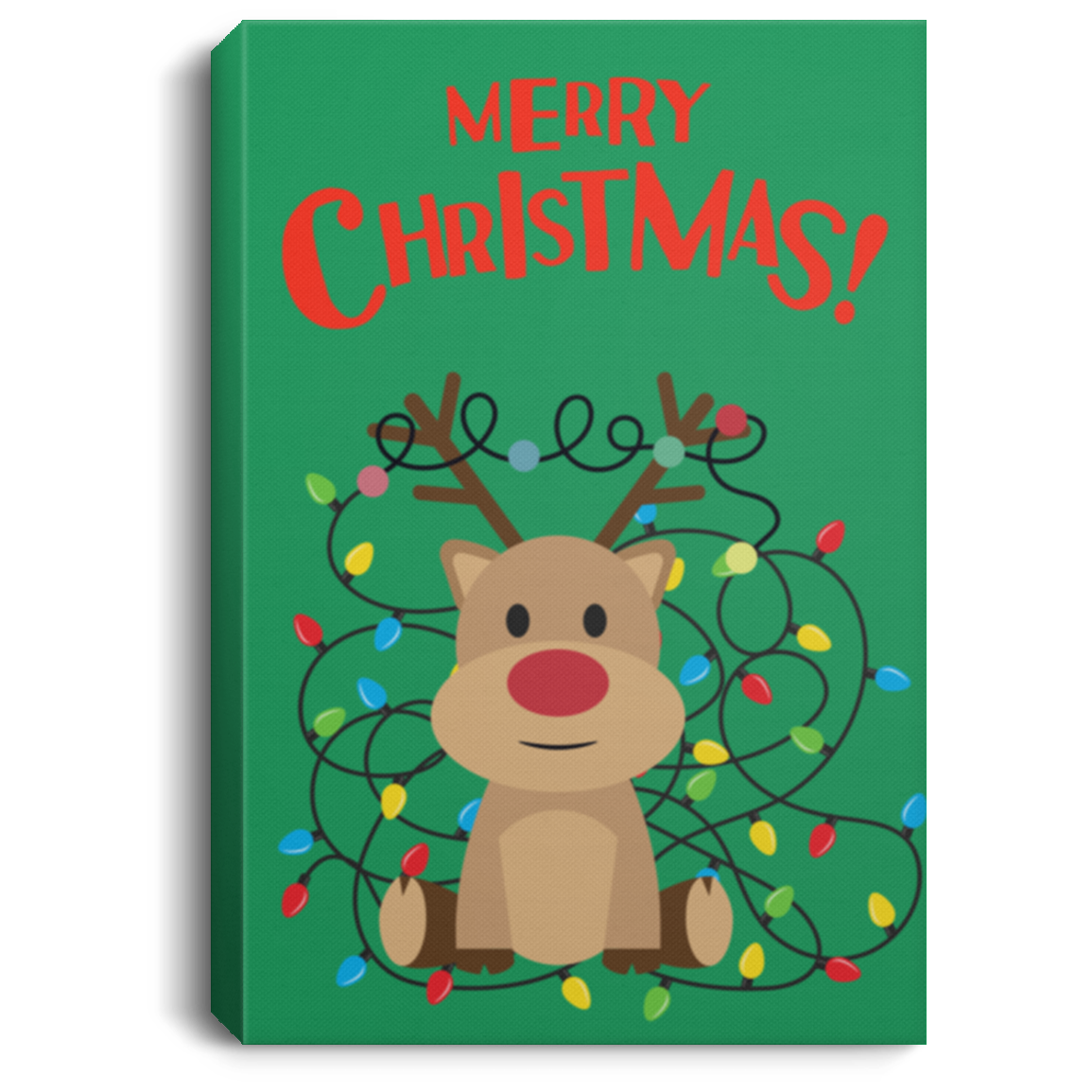 Clumsy Reindeer Canvas