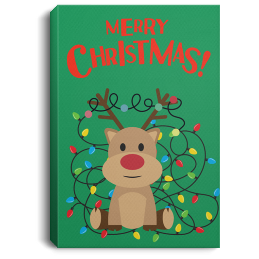 Clumsy Reindeer Canvas