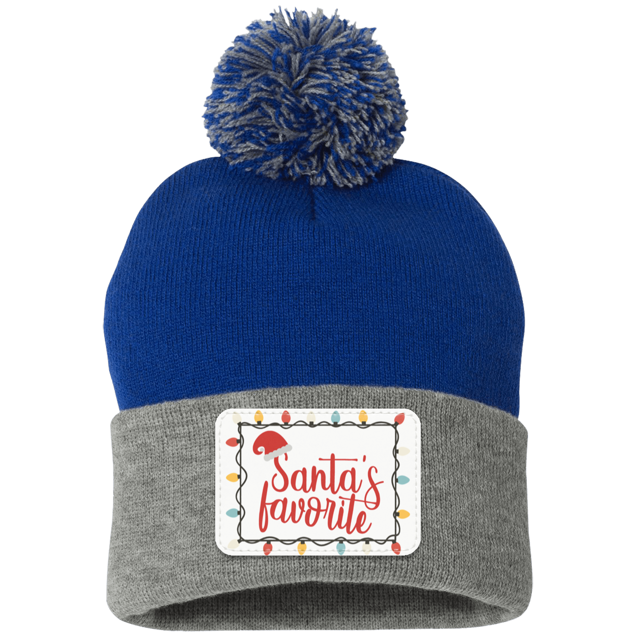 Santa's Favorite Christmas Knit Cap - Patch
