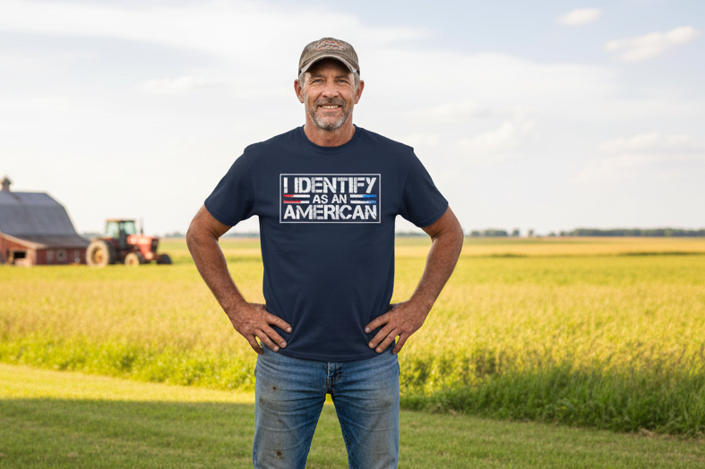 I Identify As an American Patriotic T-Shirt