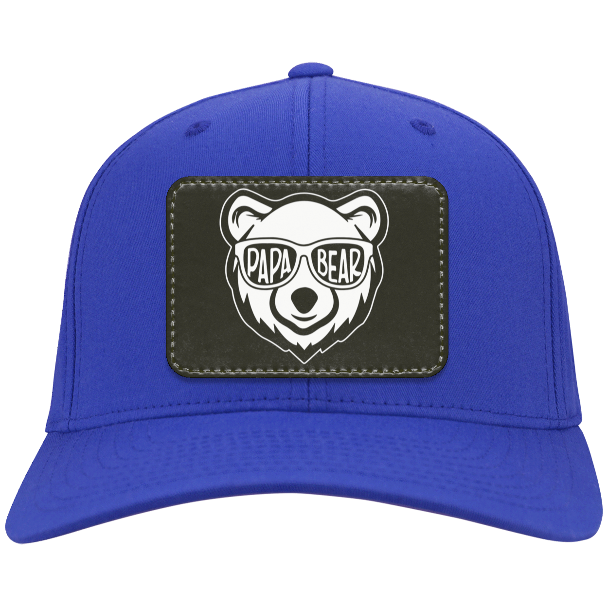 Papa Bear Comfortable Twill Cap - Patch, Gift for Dad, Birthday Gift for Dad, Father's Day Gift for Dad