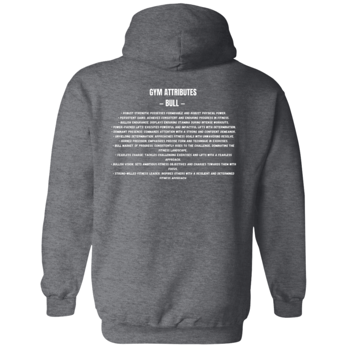 Gym Animal Beast Mode Bull Pullover Hoodie