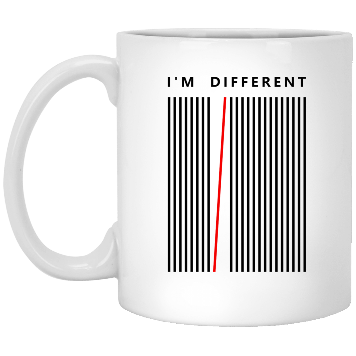 I'm Different Motivational Inspiring 11oz White Mug