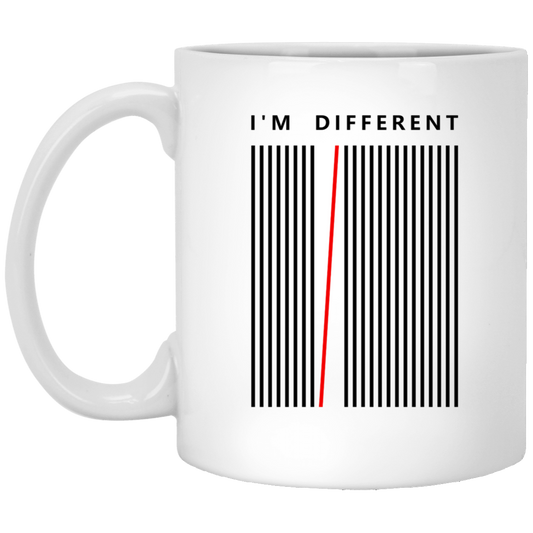 I'm Different Motivational Inspiring 11oz White Mug