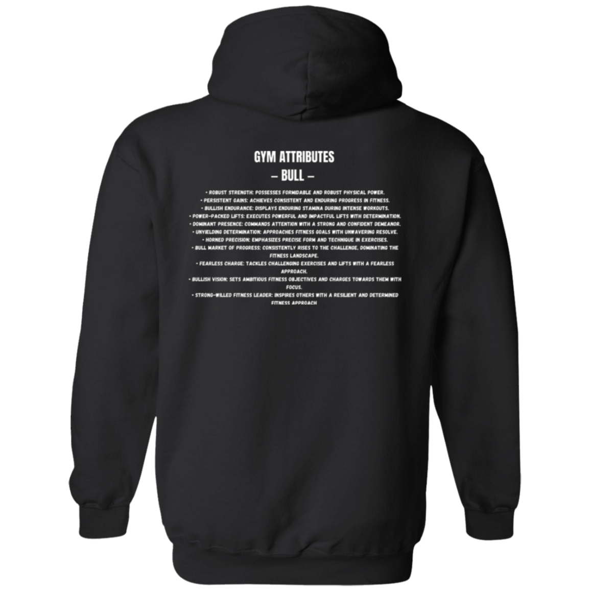 Gym Animal Beast Mode Bull Pullover Hoodie
