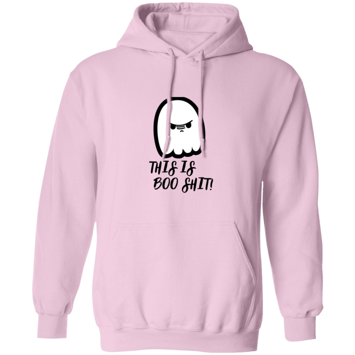 This Is Boo Shit Mad Ghost Funny Cute Pullover Hoodie