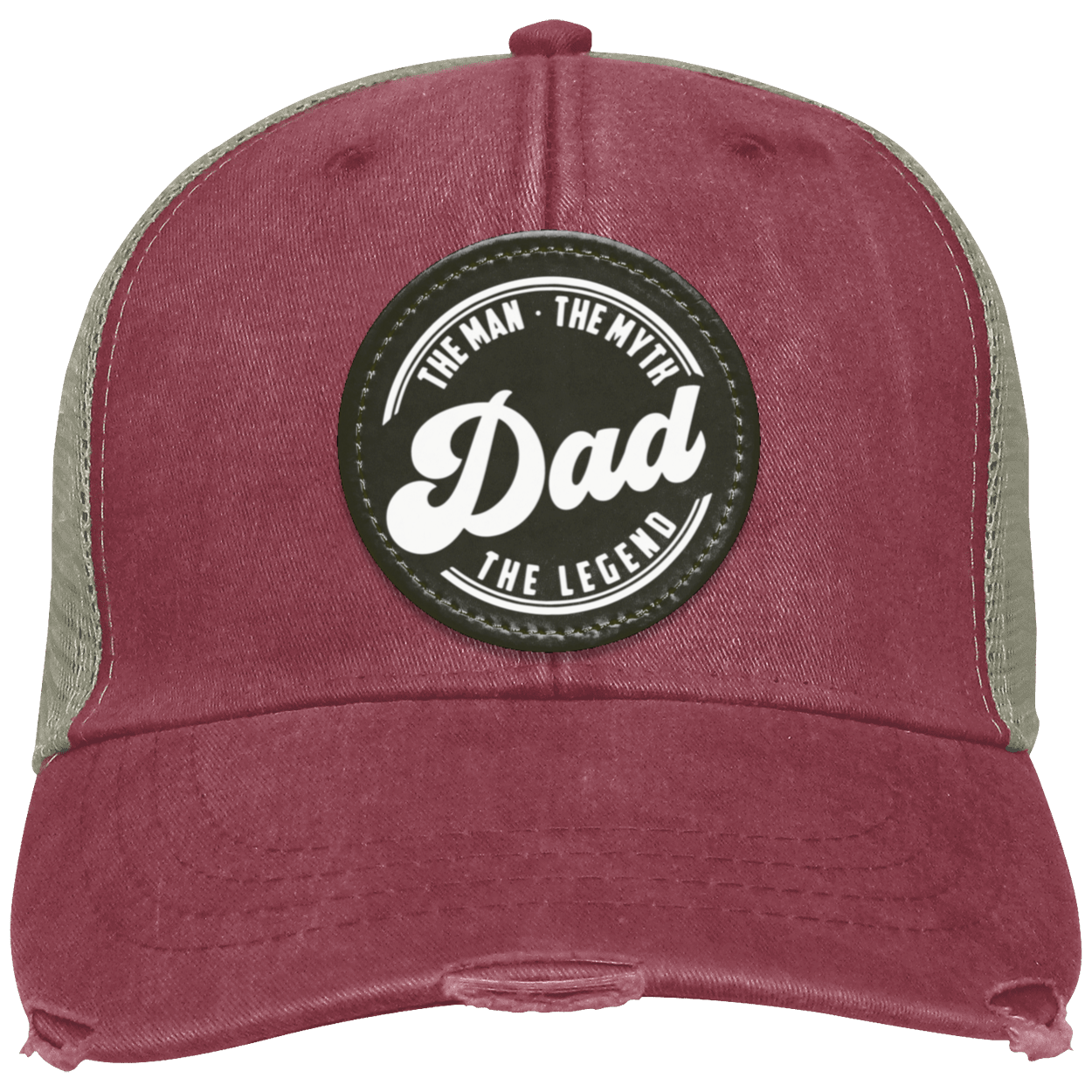 The Man, The Myth, The Legend: Dad Circular Patch Cap