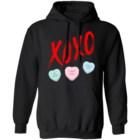 XOXO Valentine Candy Pullover Hoodie