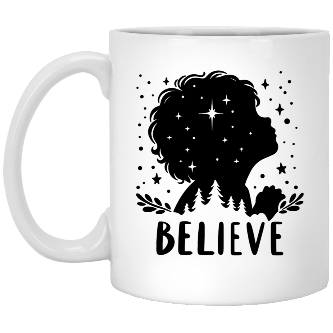 Believe - Christmas 11oz White Mug