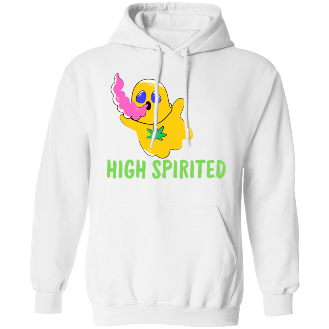 High Spirited Ghost Pullover Hoodie