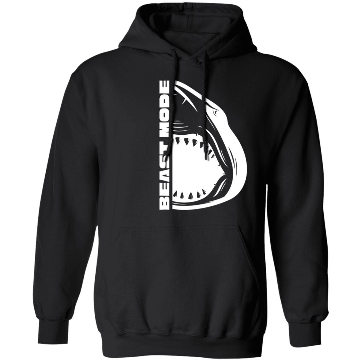 Gym Animal Beast Mode Shark Pullover Hoodie