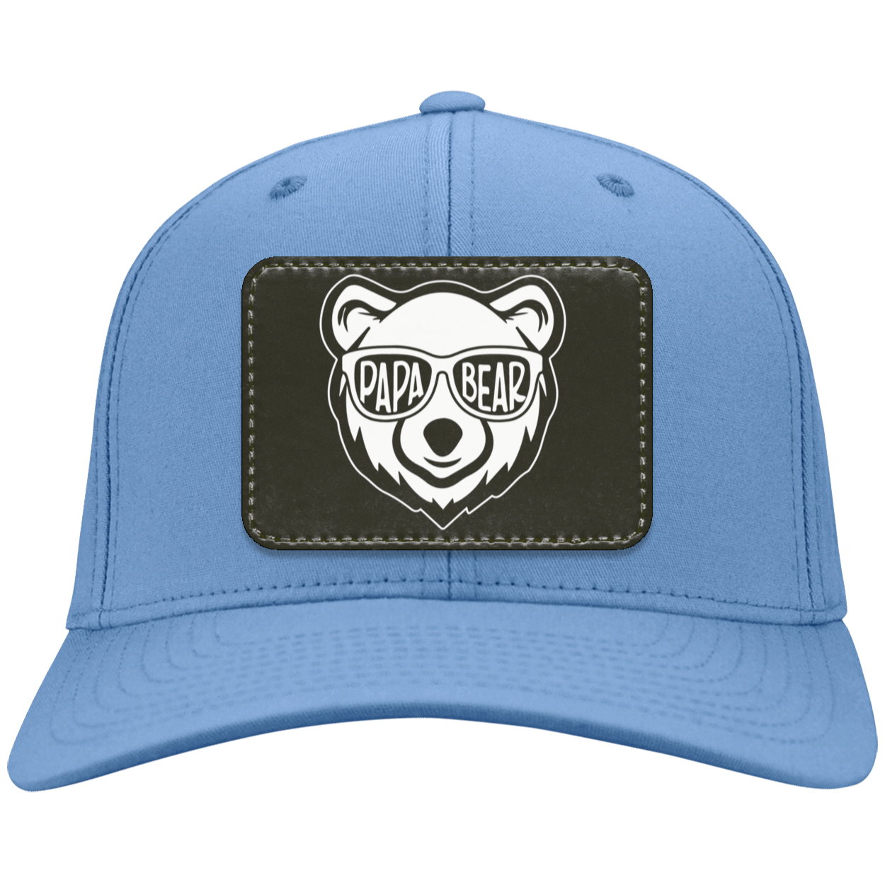 Papa Bear Comfortable Twill Cap - Patch, Gift for Dad, Birthday Gift for Dad, Father's Day Gift for Dad