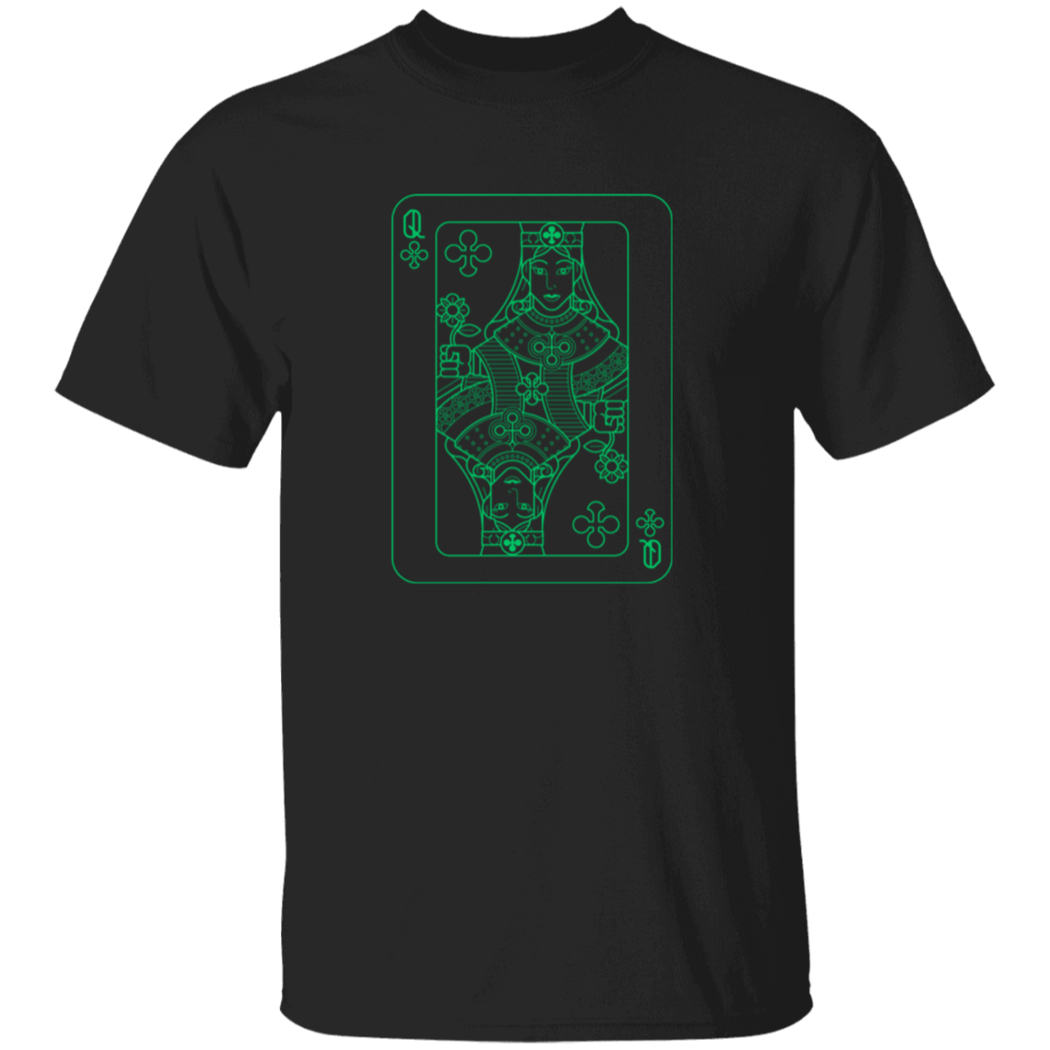 Queen Of Clubs T-Shirt, St. Patricks Day Shirt